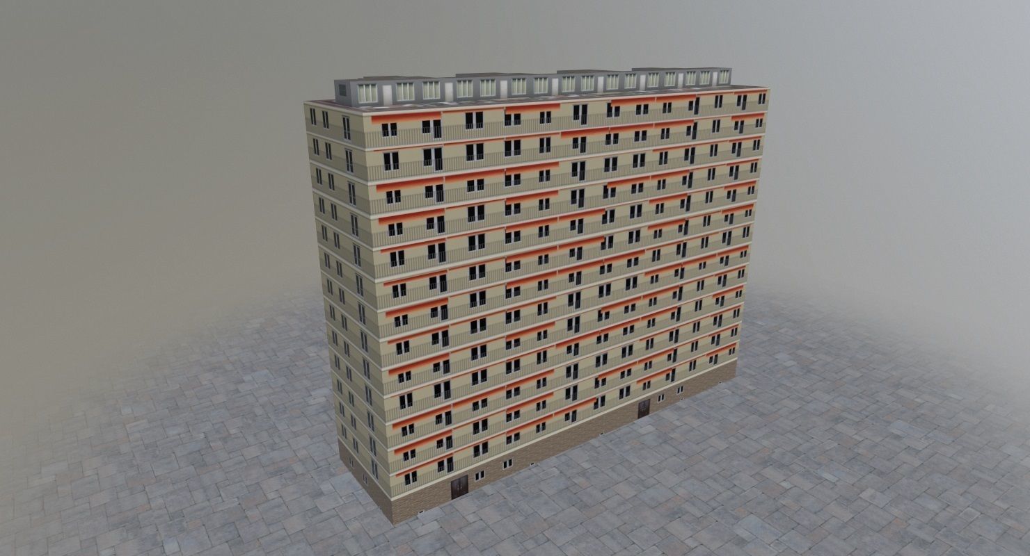Nice Building 2 Low-poly 3D model