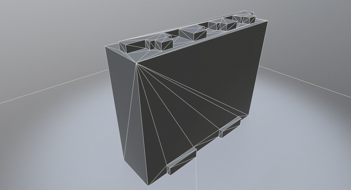 Nice Building 2 Low-poly 3D model_8