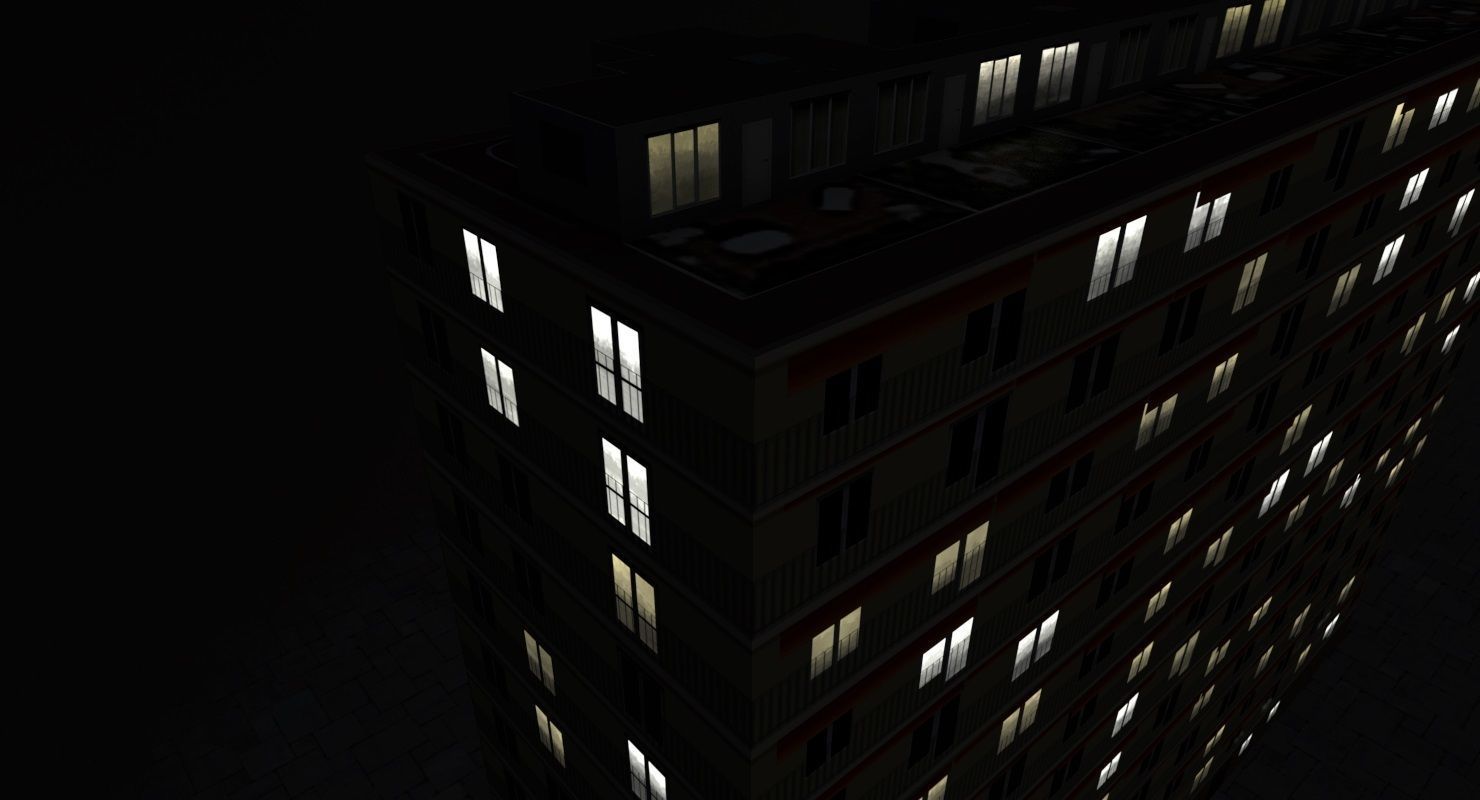 Nice Building 2 Low-poly 3D model_6