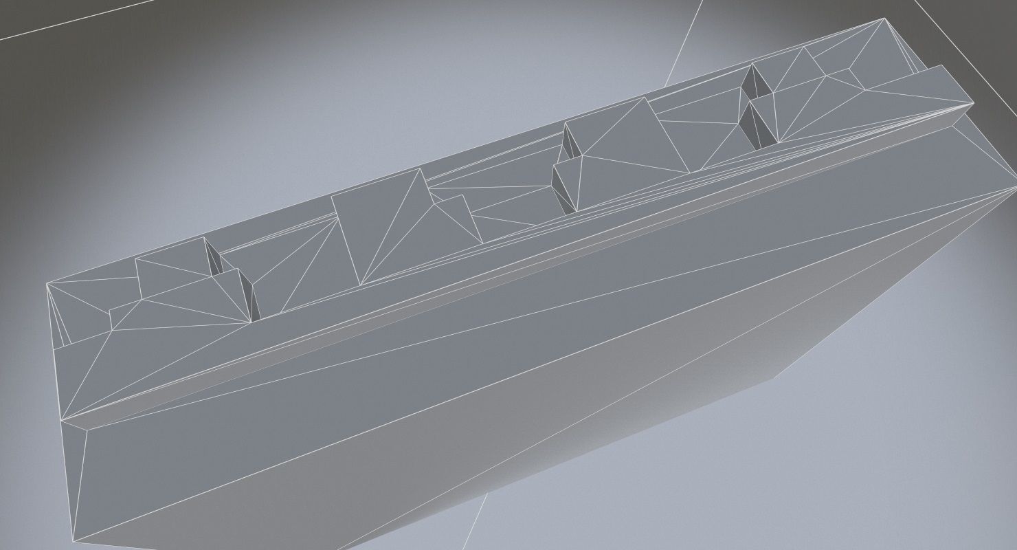 Nice Building 2 Low-poly 3D model_10