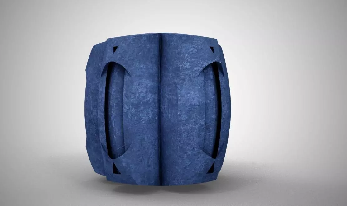 Geometric Bead Free low-poly 3D model