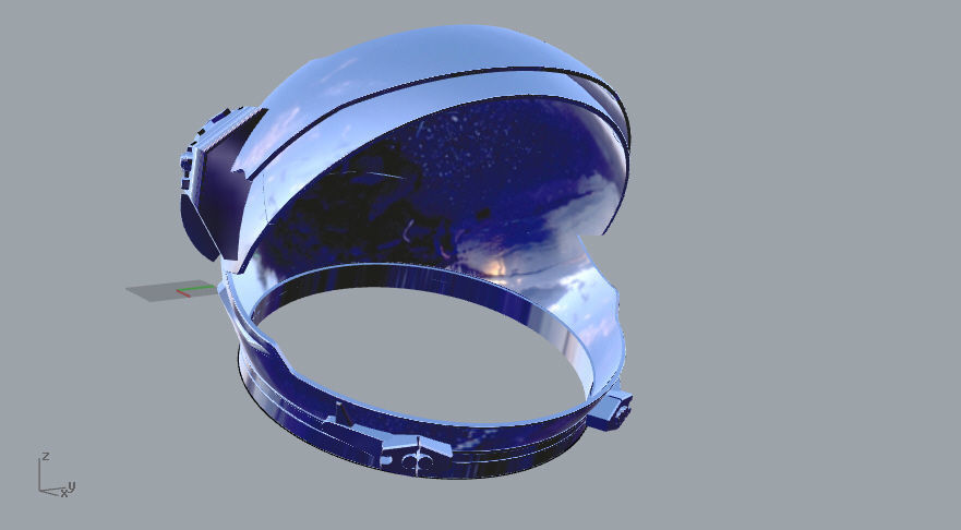 SPACE HELMET 3D print model_6