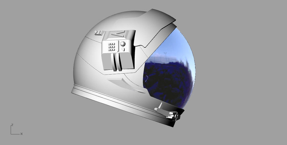 SPACE HELMET 3D print model_2