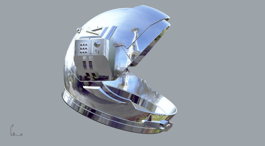 SPACE HELMET 3D print model_4