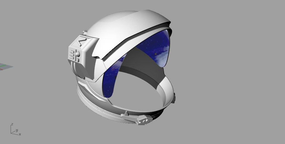 SPACE HELMET 3D print model_5