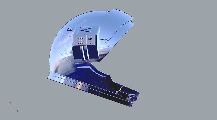 SPACE HELMET 3D print model_3