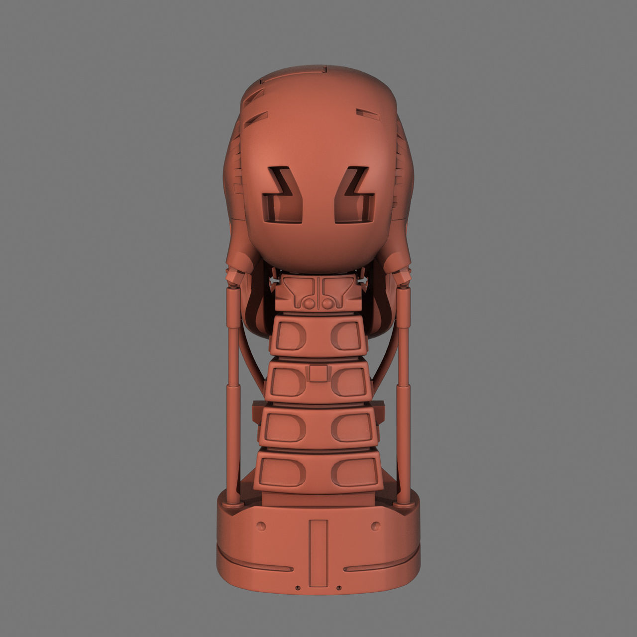 Terminator T-800 Skull Bust for 3d printing 3D print model_4