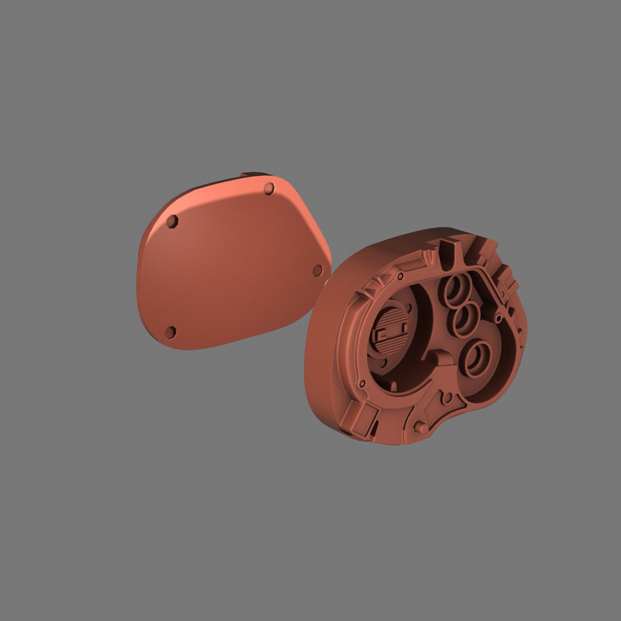 Terminator T-800 Skull Bust for 3d printing 3D print model_18