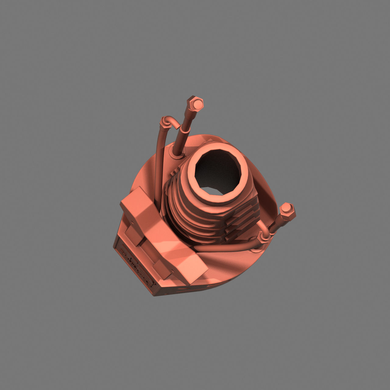 Terminator T-800 Skull Bust for 3d printing 3D print model_10