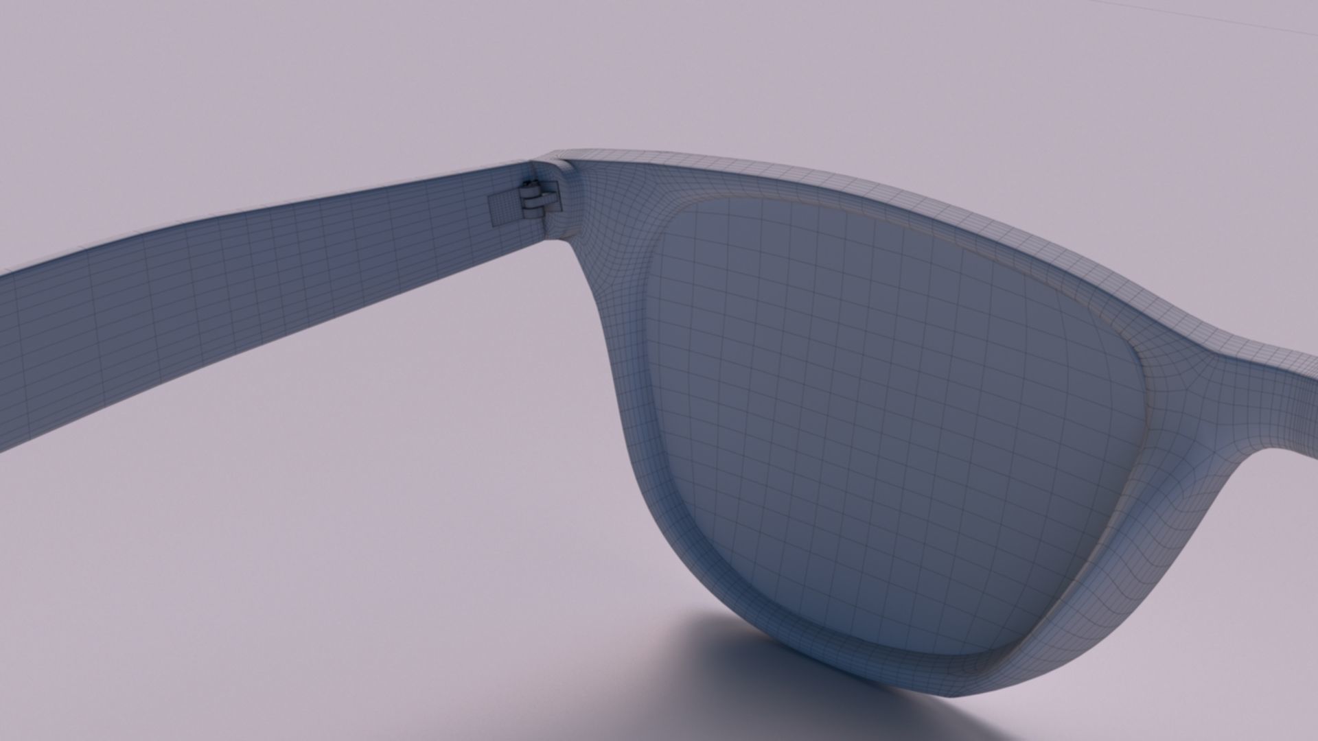Ray ban wayfarer 3D model_5