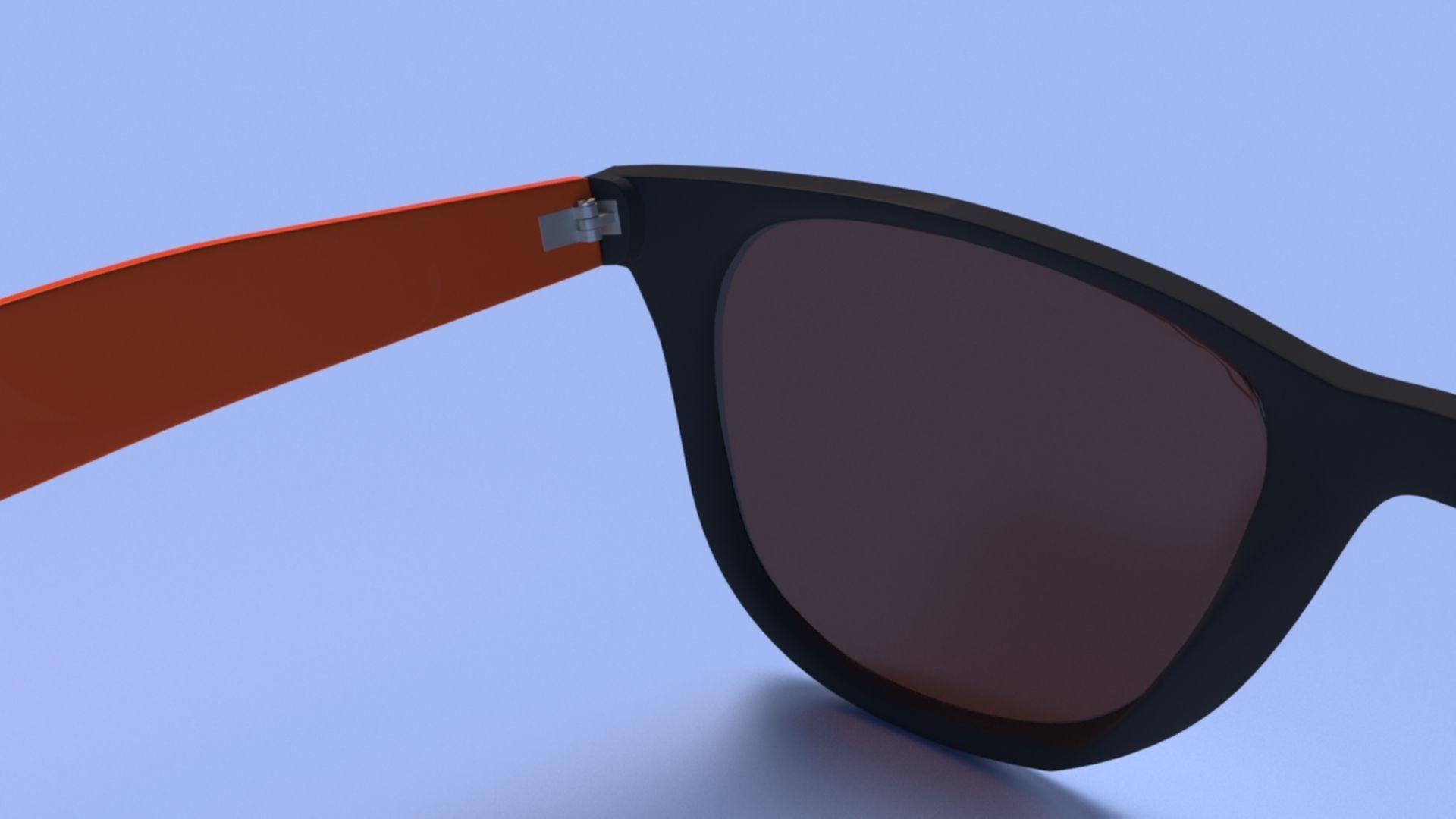 Ray ban wayfarer 3D model_4