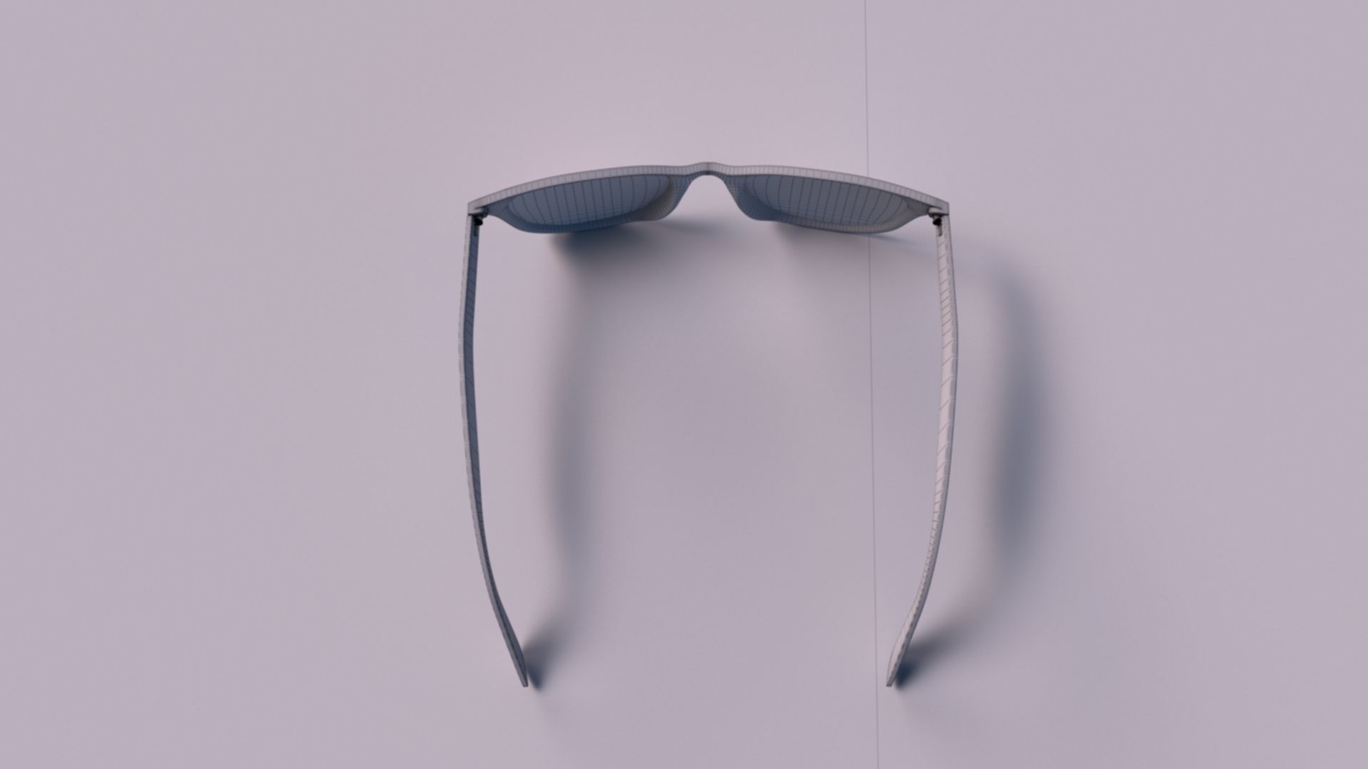 Ray ban wayfarer 3D model_7