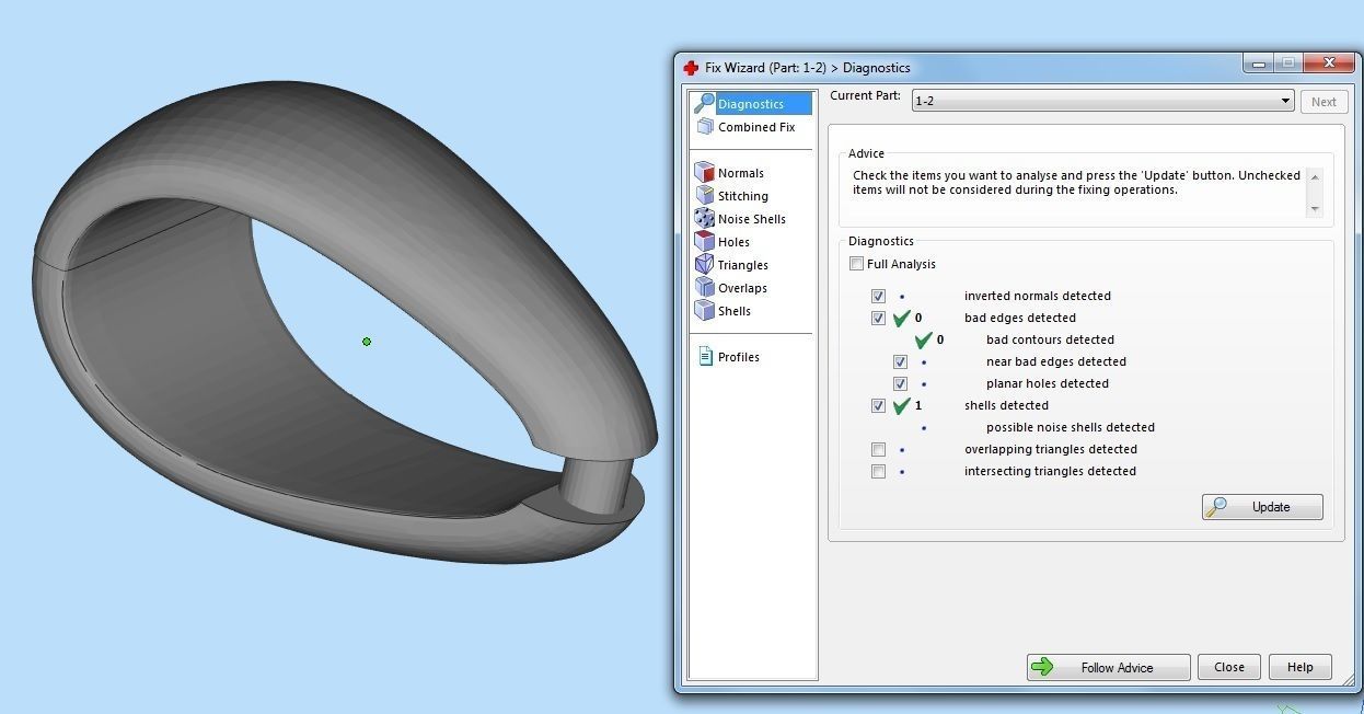 fashion pendant owl with gems 3D print model_10