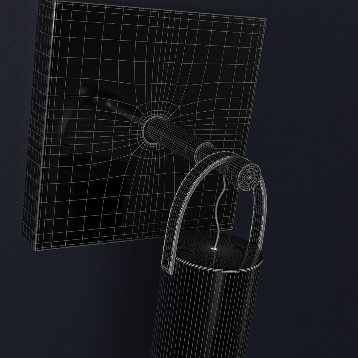 federico peri wall lamp 3D model_3