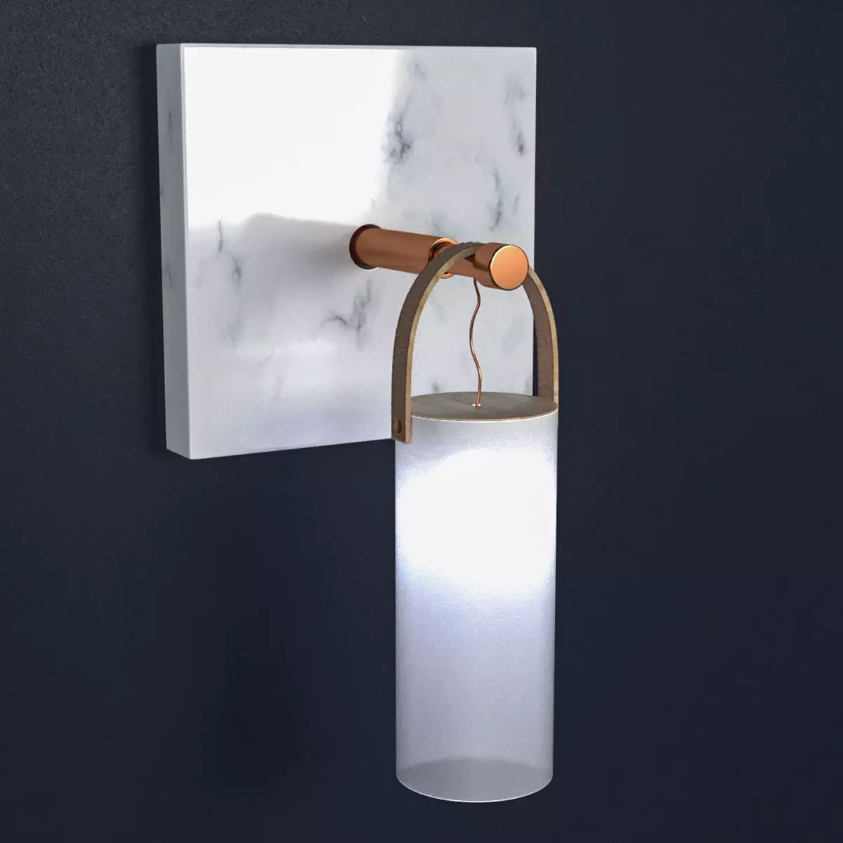 federico peri wall lamp 3D model_0