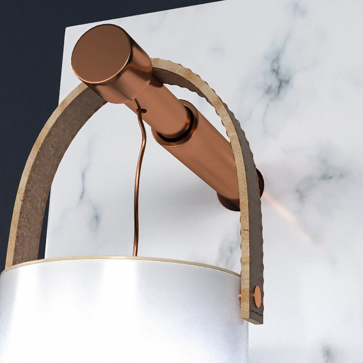 federico peri wall lamp 3D model_1