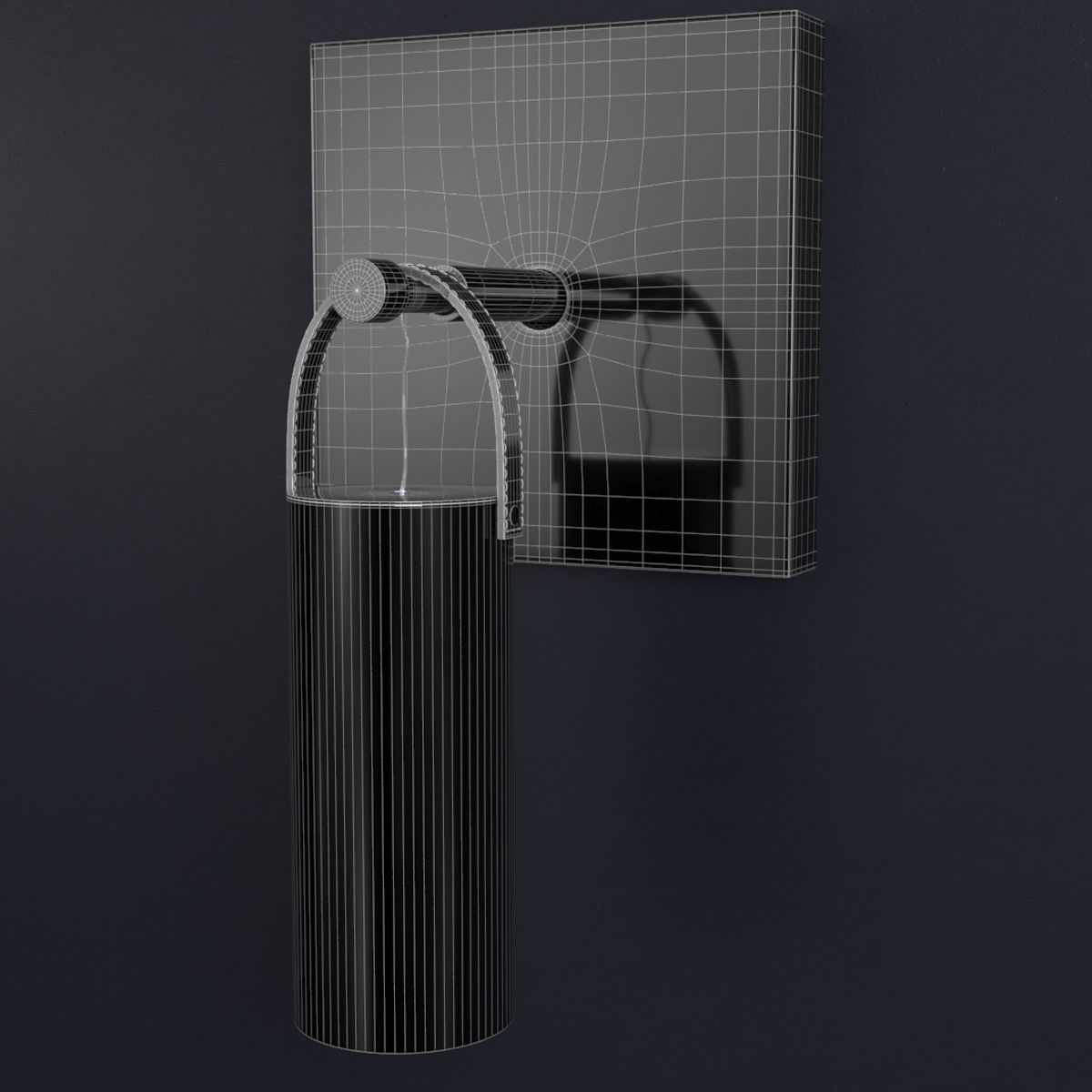 federico peri wall lamp 3D model_2