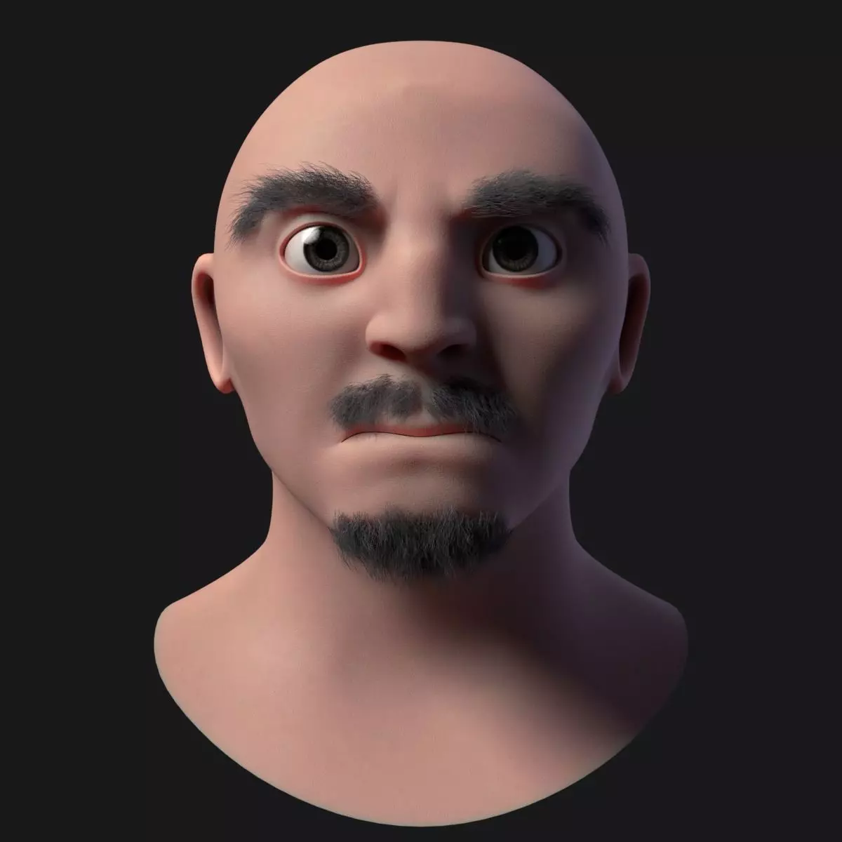 Warrior Head Free 3D model