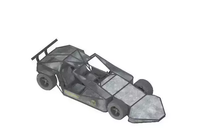 Ramp Car Low-poly 3D model Ramp Car Low-poly 3D model