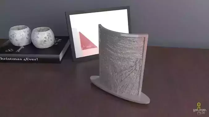 The Scream Lithophane  3D print model