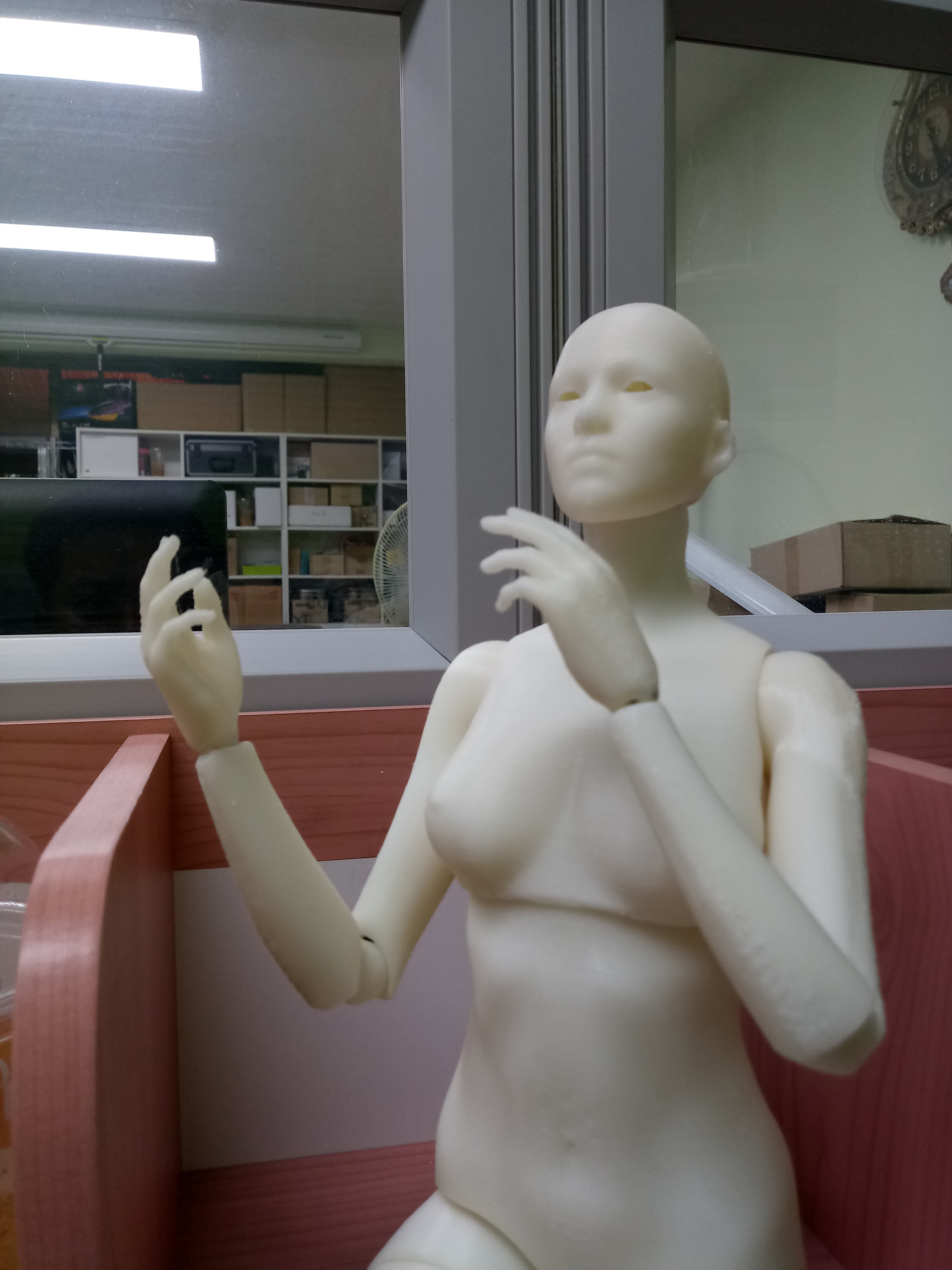 BJD girl -ball Jointed doll 3D print model 3D print model_12