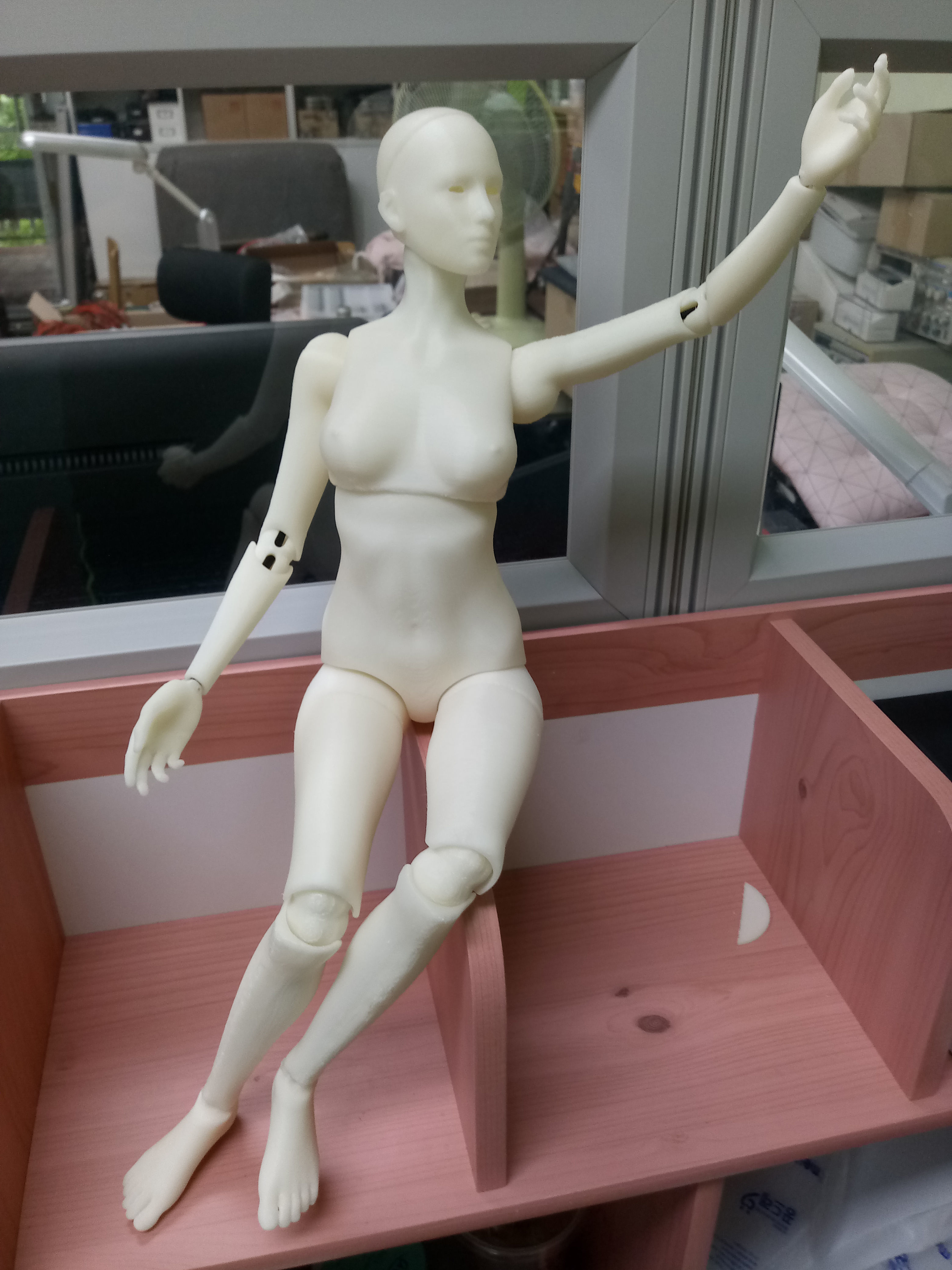 BJD girl -ball Jointed doll 3D print model 3D print model_14