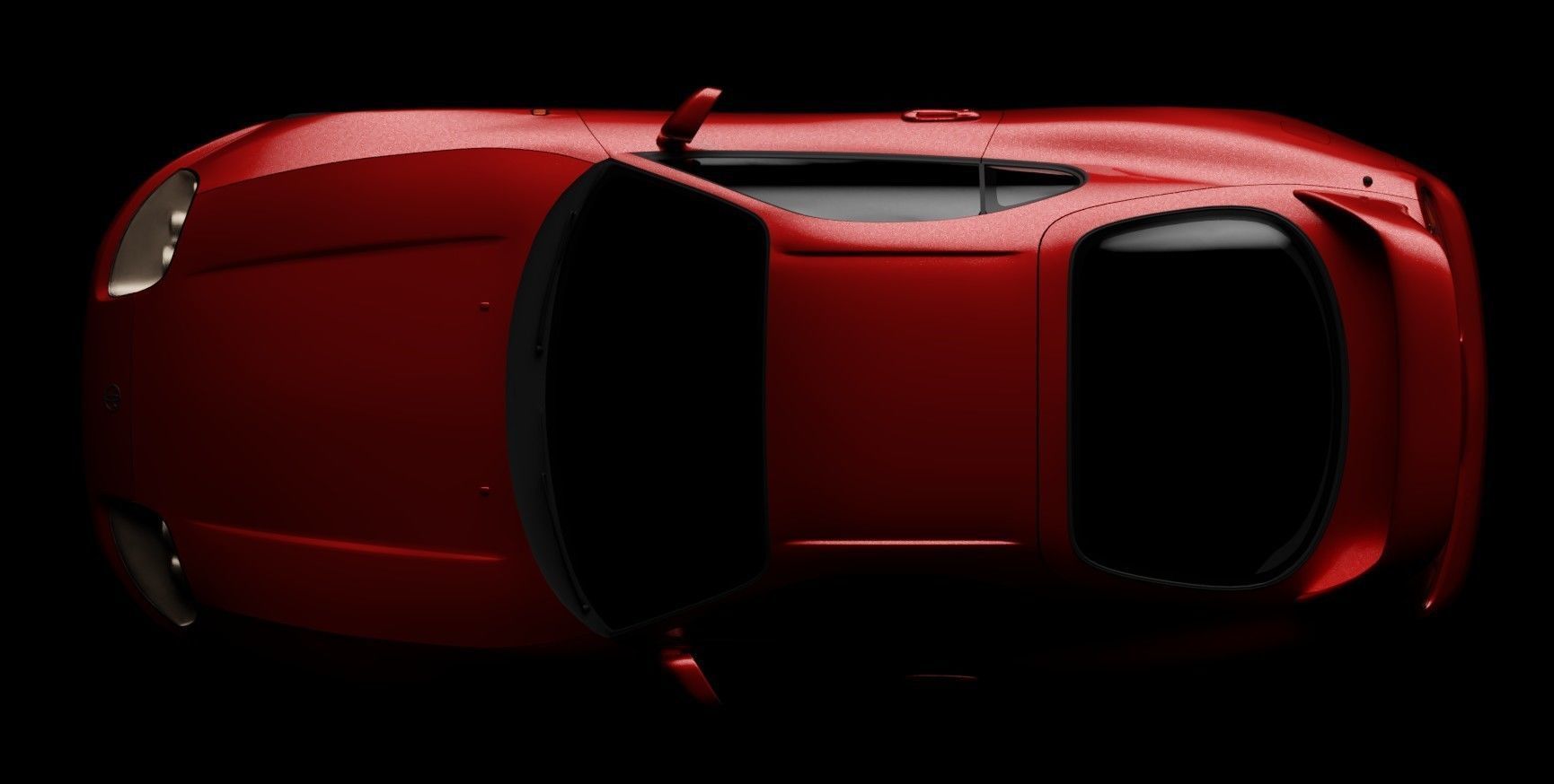 Toyota Supra MK4  Low-poly 3D model_15