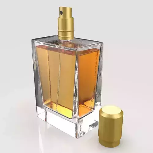 Perfume Bottle 50 ml 3D model Perfume Bottle 50 ml 3D model