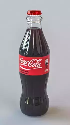 Coca Cola Bottle - 250ml 3D model