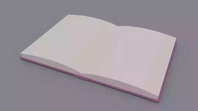 Book 3D Model 3D model