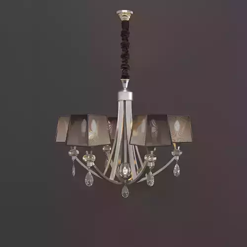 Chandelier with four shades