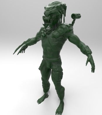 Predator 3D print model