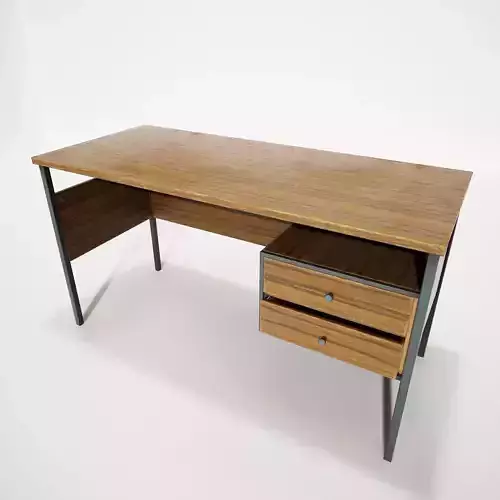 Table modern desk with drawers