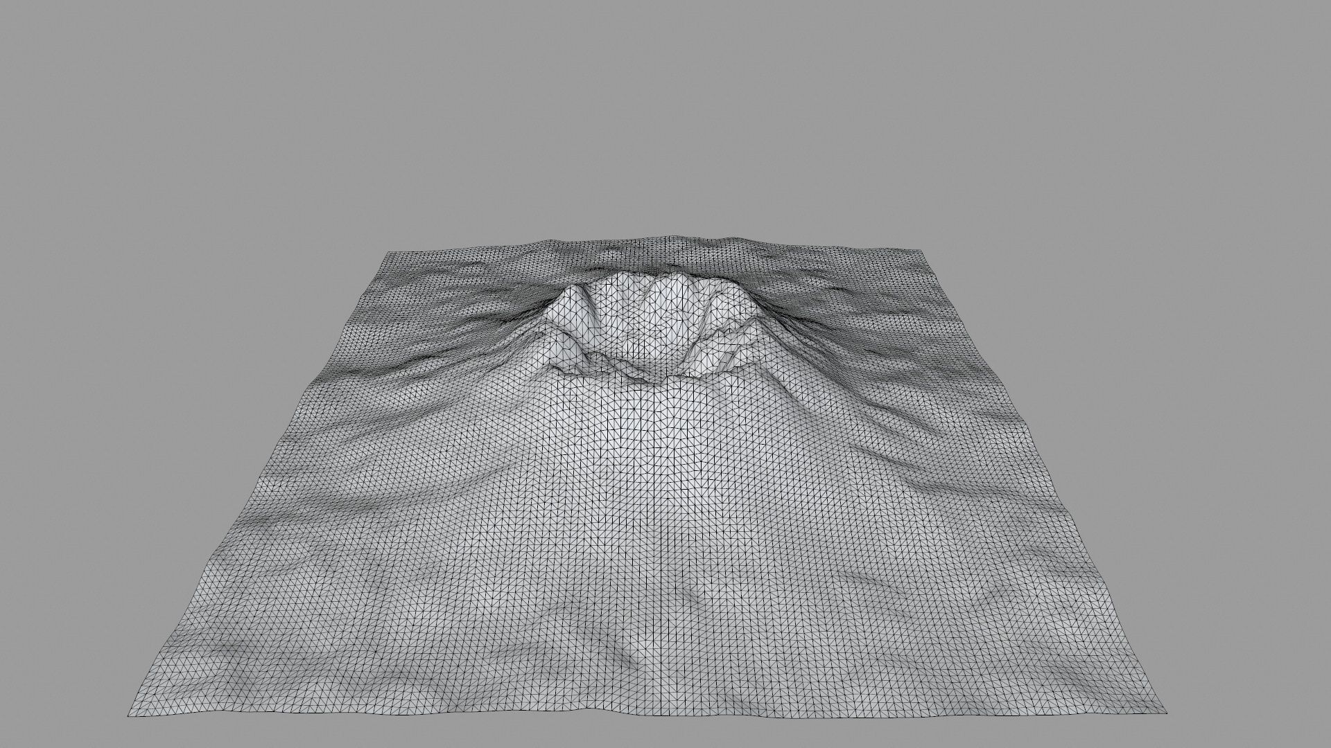 volcano flames of hell blanket Low-poly 3D model_14