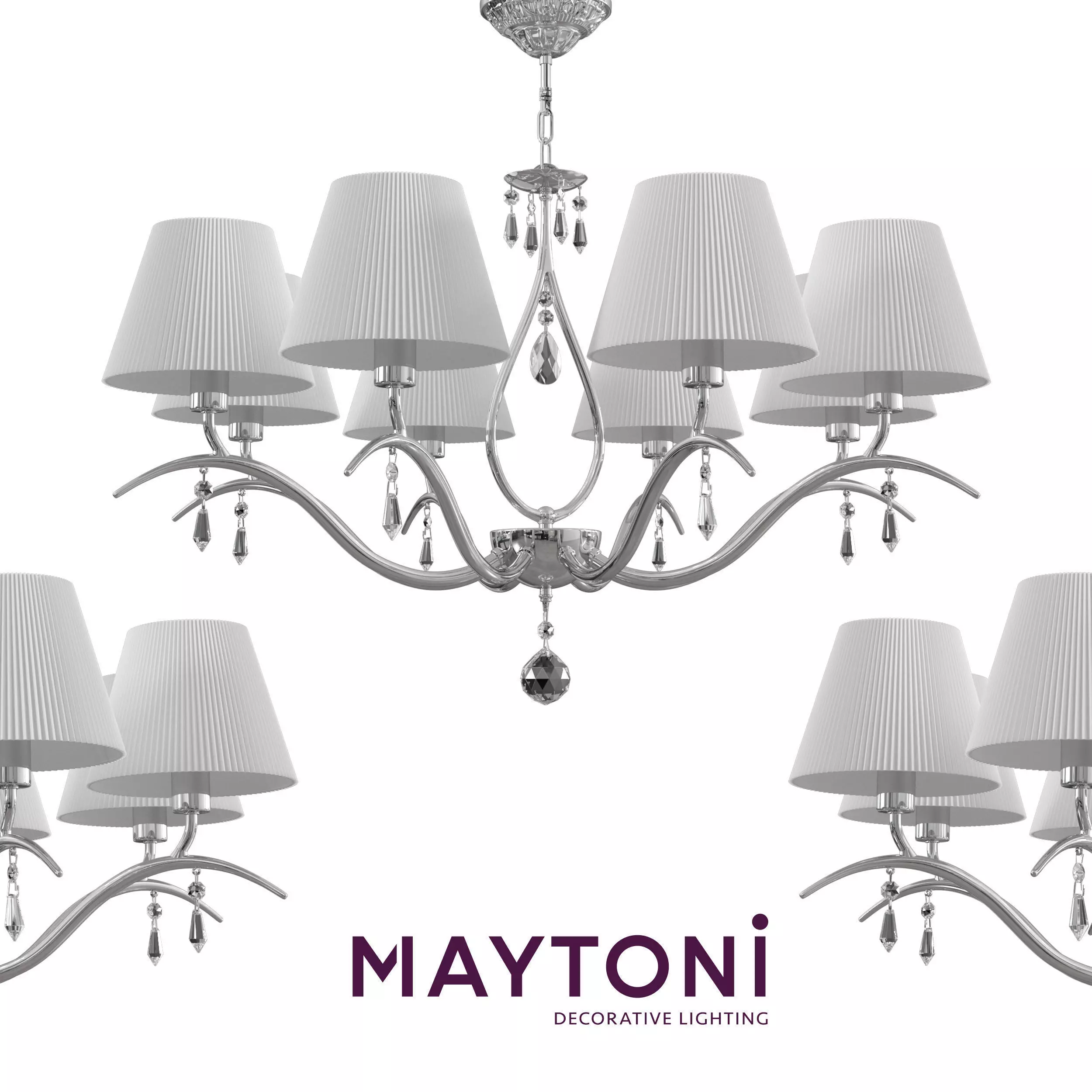 Chandelier Talia MOD334-PL-08-N Maytoni Modern Free 3D model
