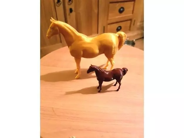 3D animation- 3D modeling- Horse Low-poly 3D model_0