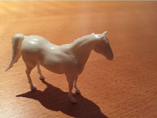 3D animation- 3D modeling- Horse Low-poly 3D model_2