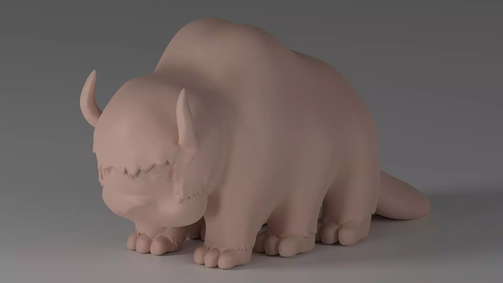 Appa Flying Bison 3D printable model Free 3D print model