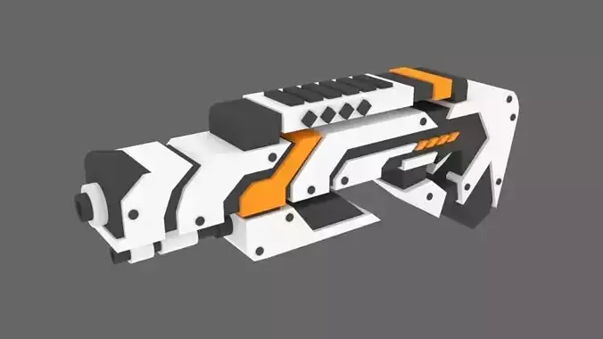 Scifi Gun GR03 3D Model