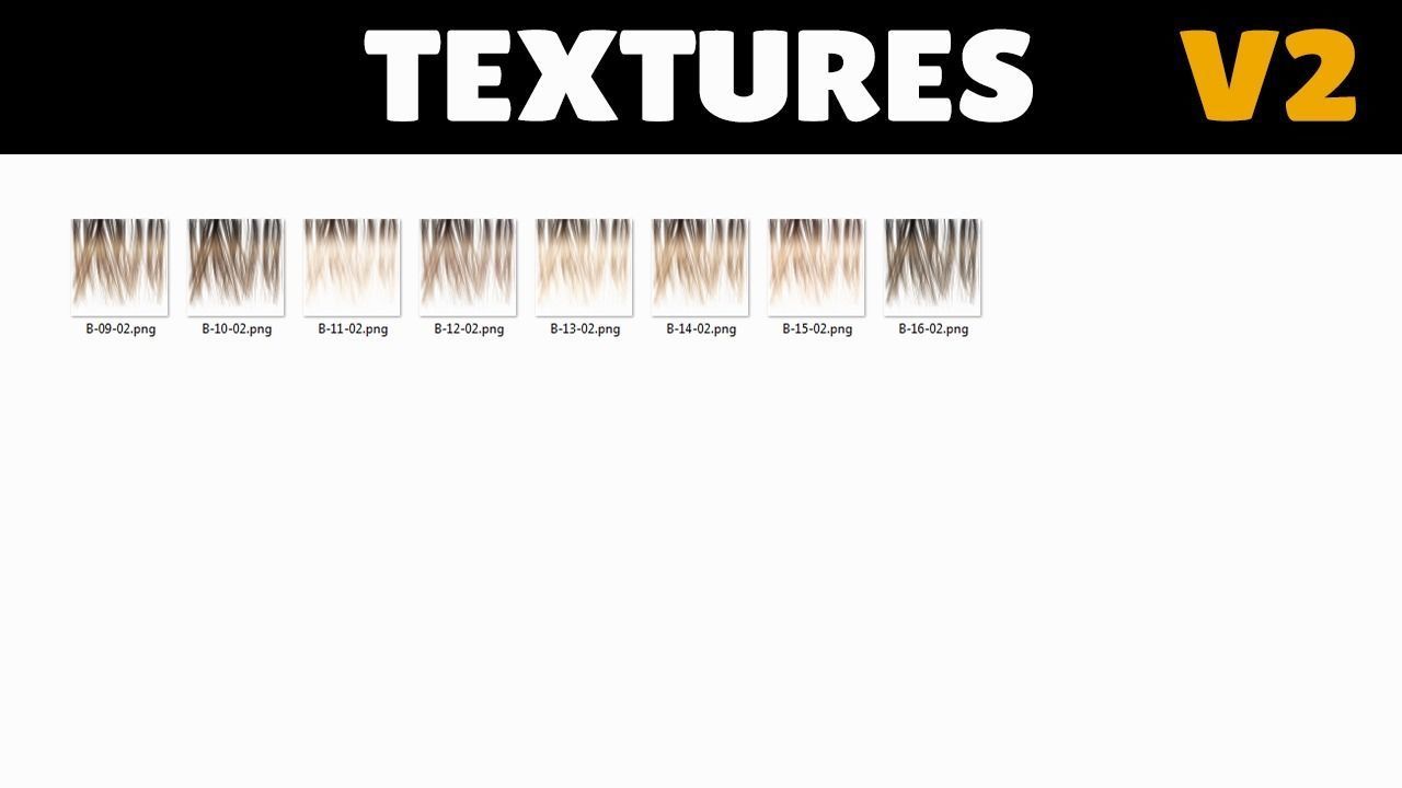 Aria Hair 3D model_6