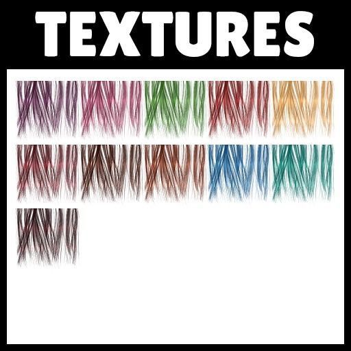 Aria Hair 3D model_8