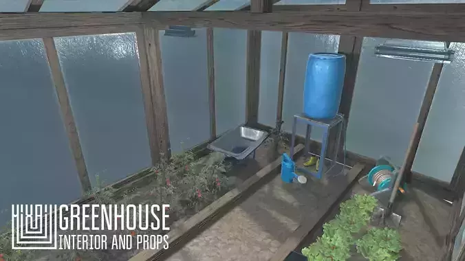 Greenhouse - interior and props