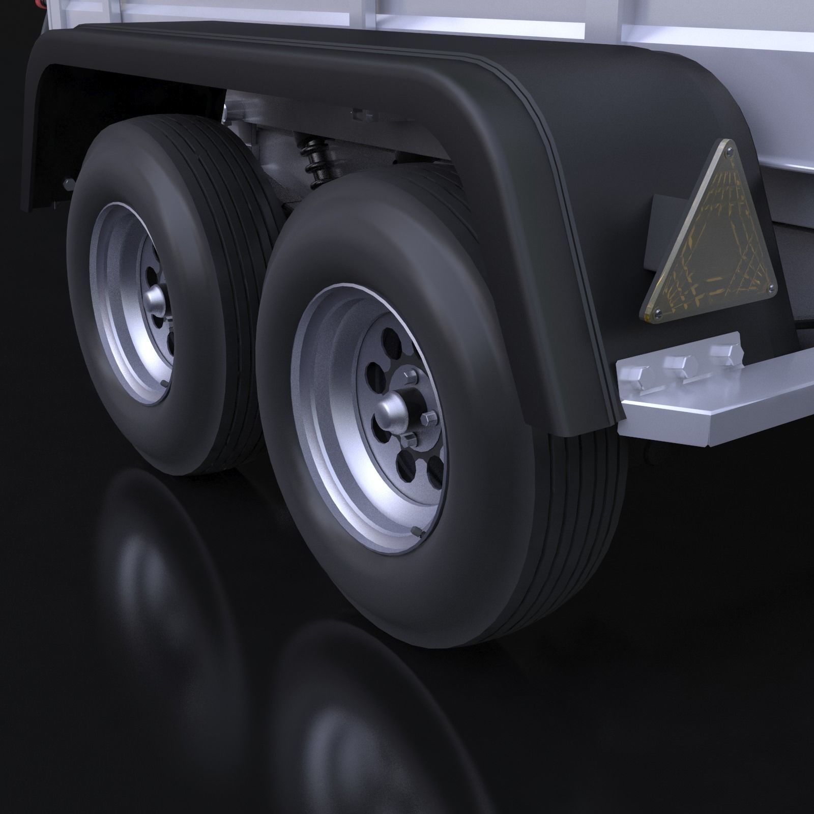 trailers 3D model_4