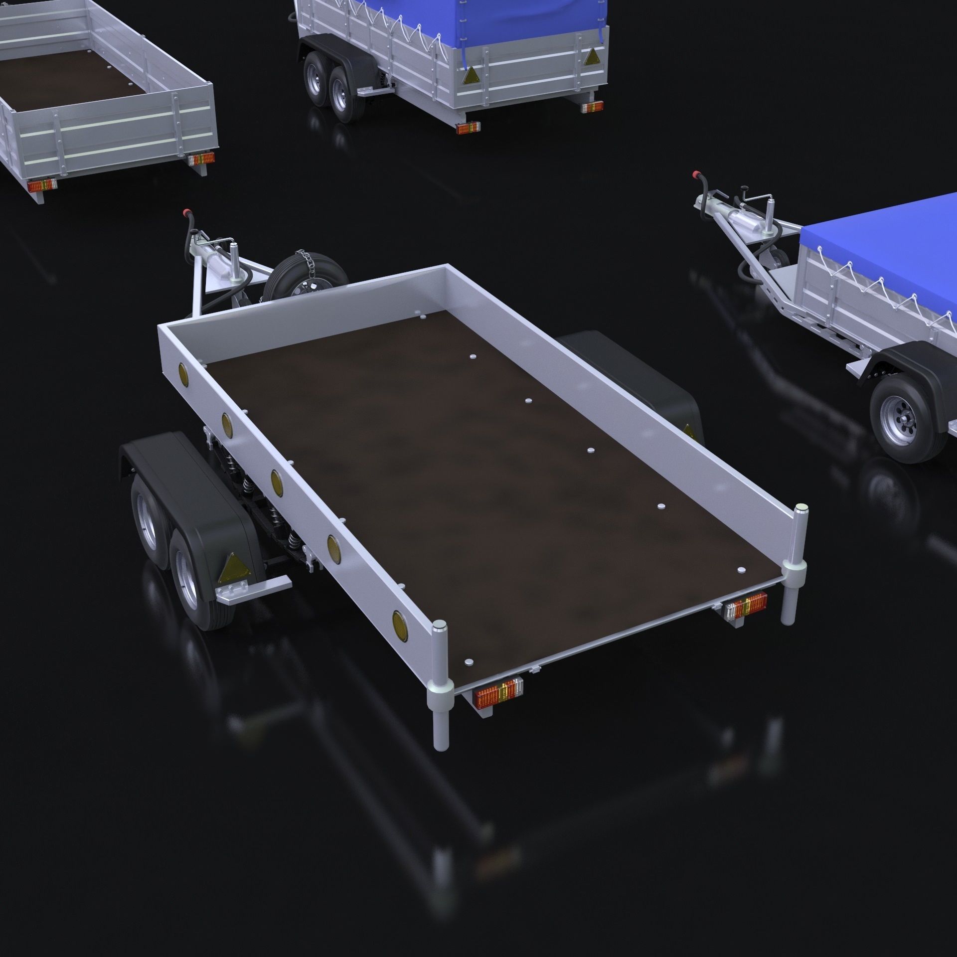 trailers 3D model_3
