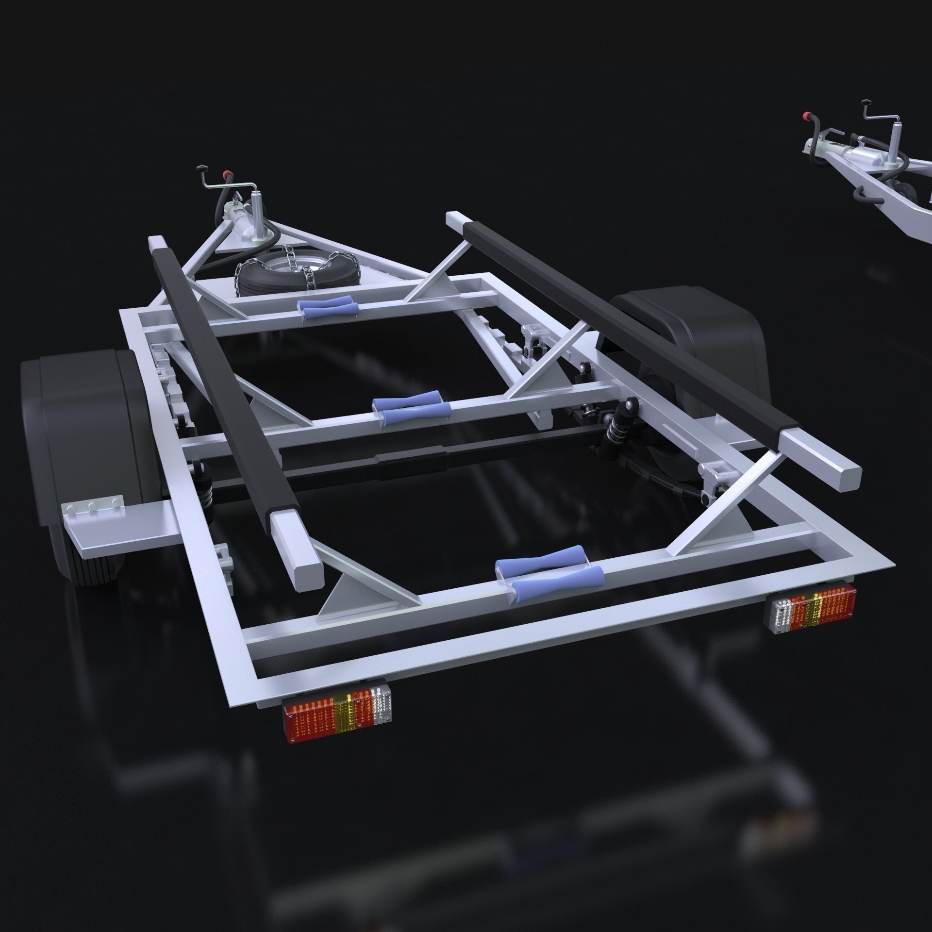 trailers 3D model_6