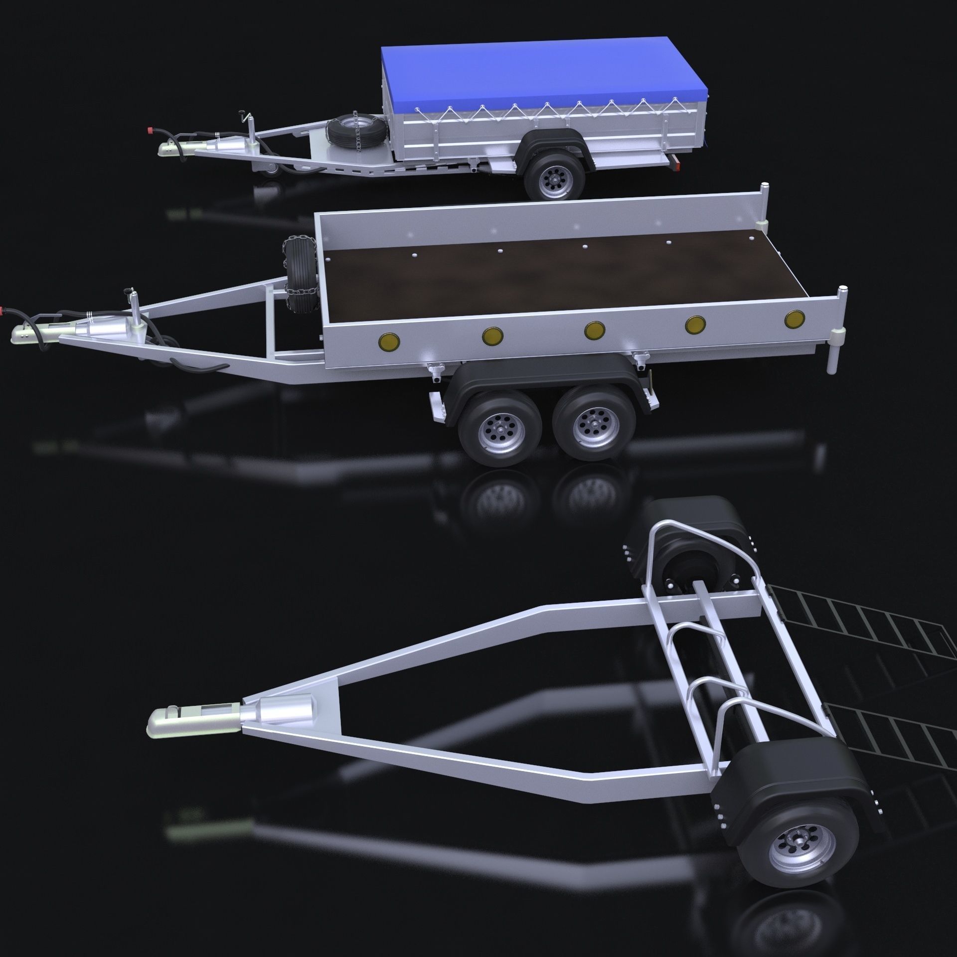 trailers 3D model_17