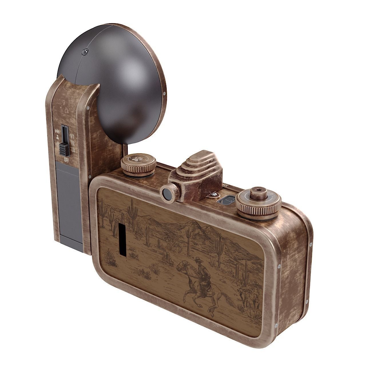 La Sardina Camera 3D model_2