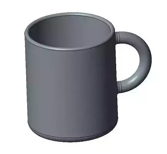 Simple Design Mug 3D print model