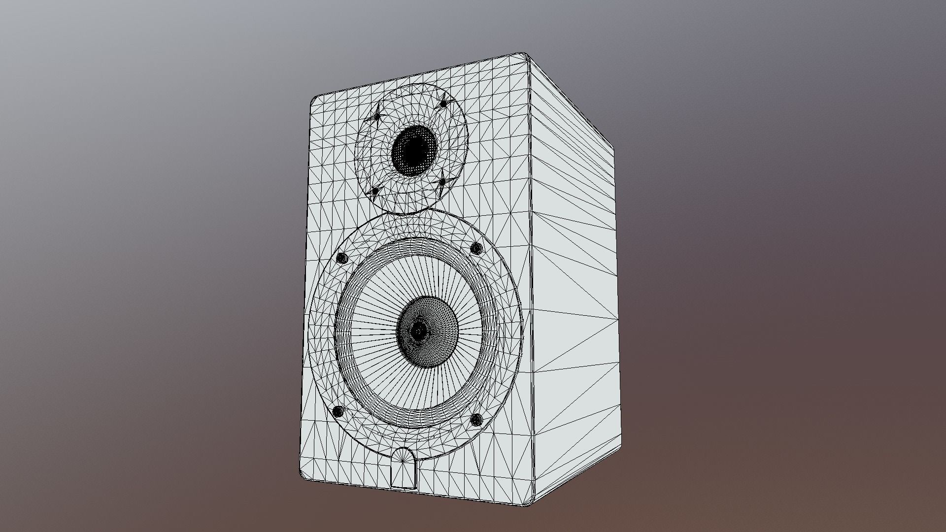 Studio Monitor Speaker 3D model_7