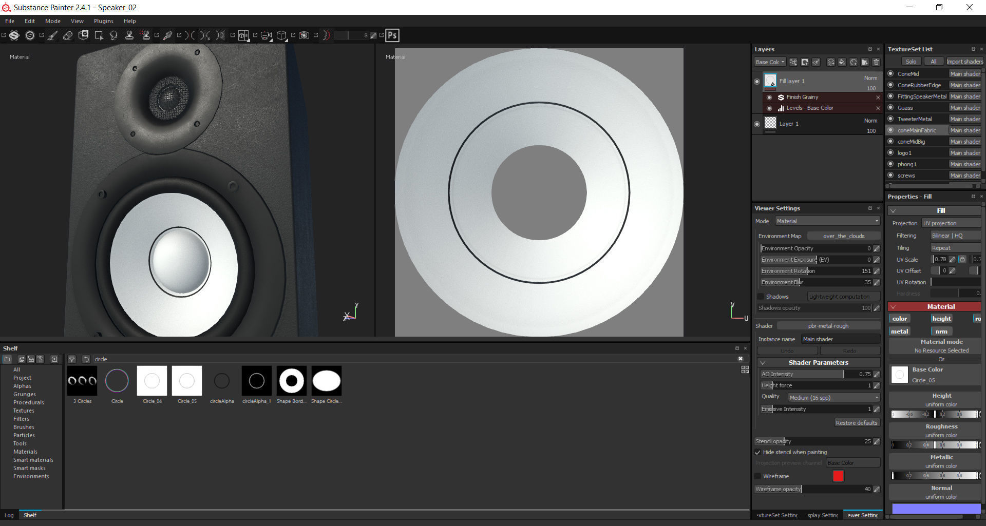 Studio Monitor Speaker 3D model_8